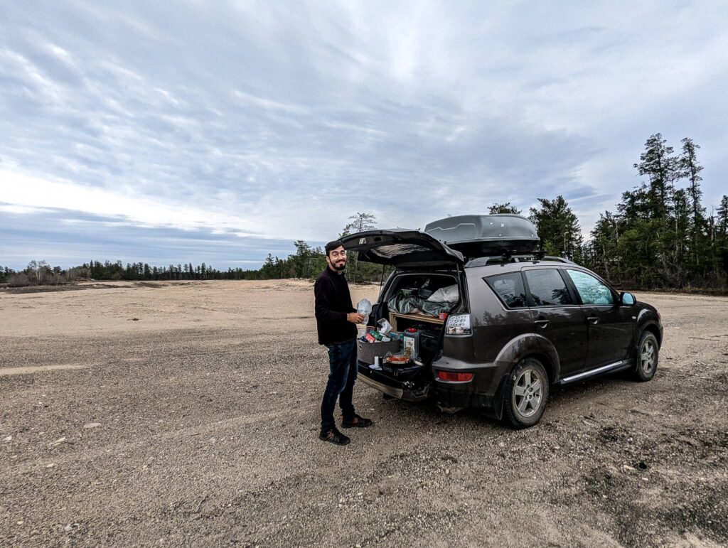 spot nature pour dormir au Canada, trouvé avec l'application iOverlander