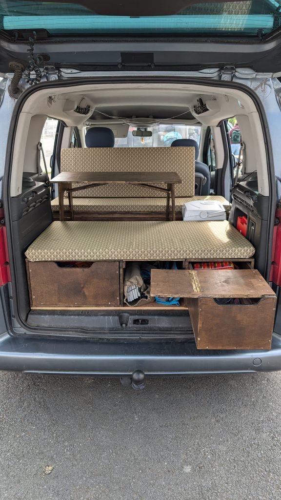 aménagement intérieur Berlingo ludospace