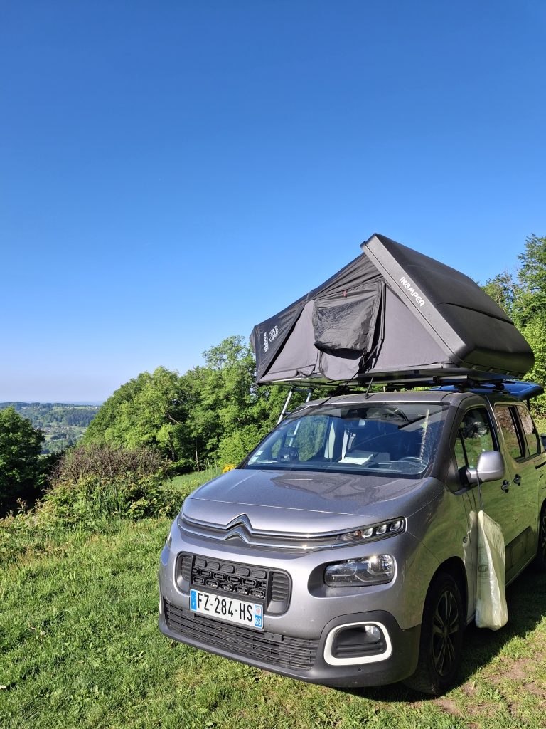 tente de toit sur Berlingo